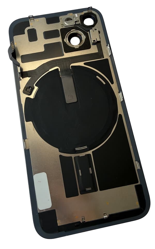 ORG Bakstycke Klass B original + blixt flex demontering för iPhone 14 svart