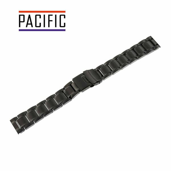 PACIFIC ARMBÅND 20 MM PVD SORT GR3 MODEL 13