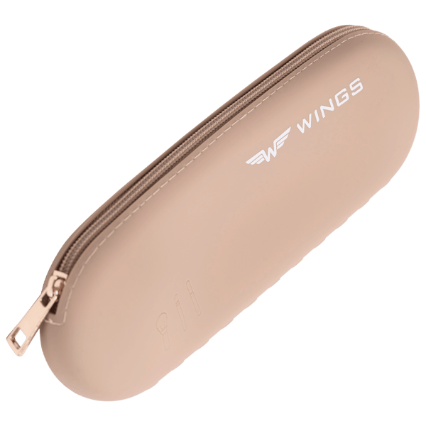 Silikonresefodral för BEIGE borstar