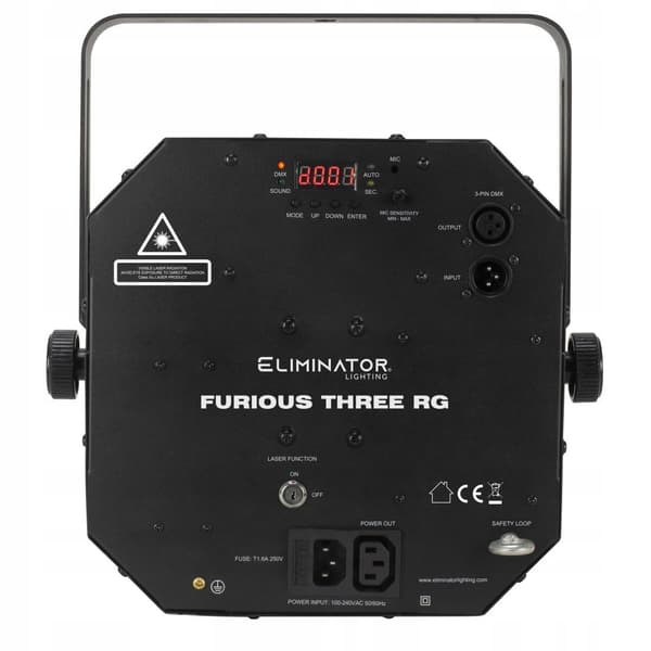 Eliminator Furious Three RG - 3-i-1 ljuseffekt