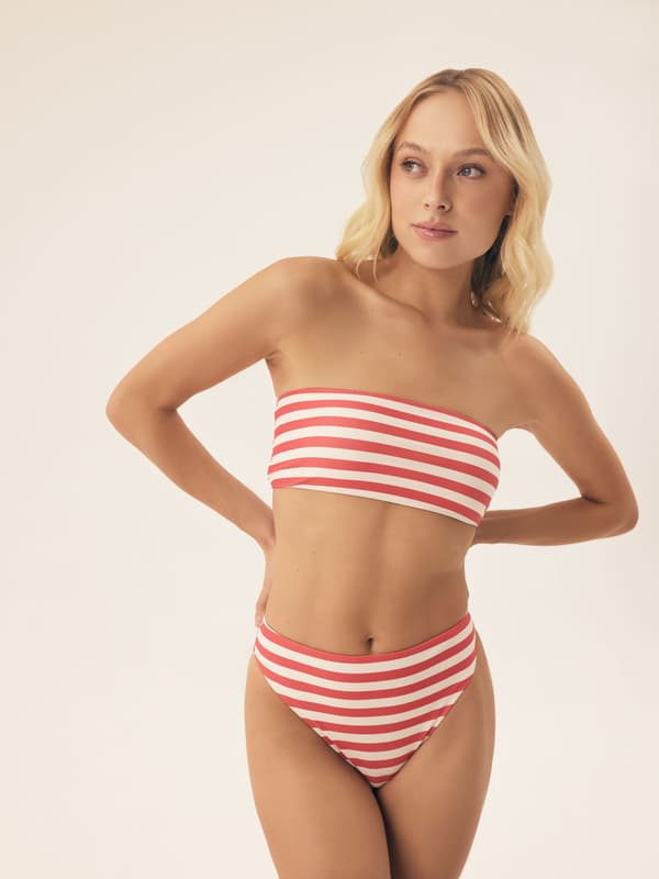 Malibu Bloovii Bikinitop | Rød, Hvid S