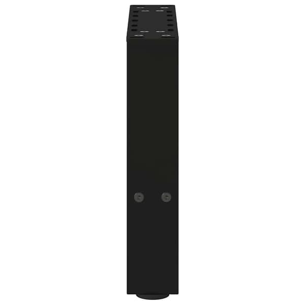 vidaXL sofabordben, sort, 2 stk., 40x(30-31) cm, stål
