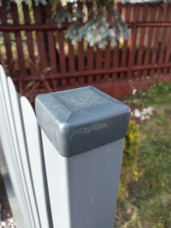 Udvendig kappe til profil, kappe, tag, 80x80, 20 stk., grå