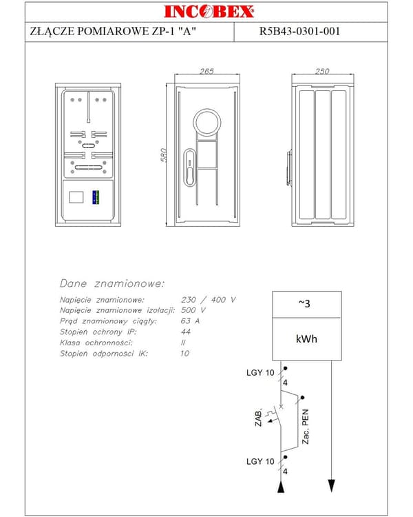 ZP-1 "A" målestik