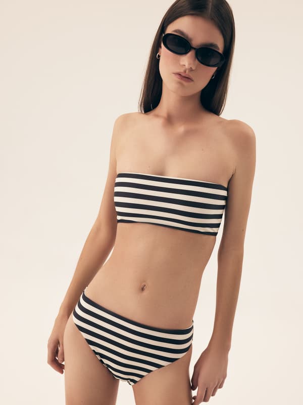 Malibu Bloovii Bikinitop | Sort, Hvid M