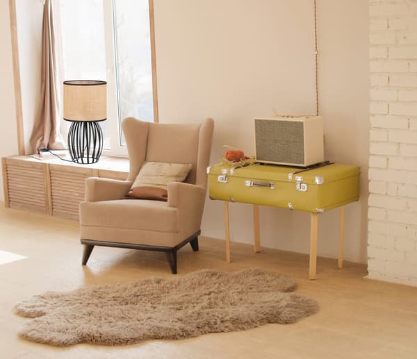 Tornado-lampe ASBZN jute-sort