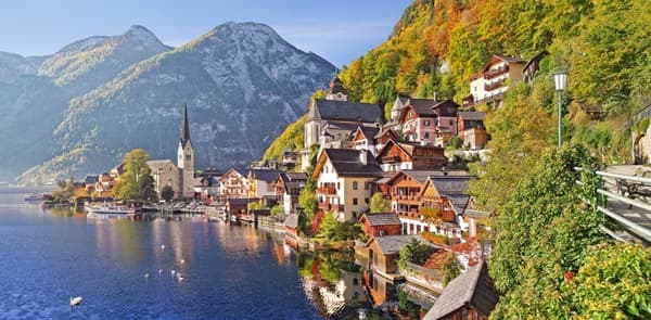 4000-bitars pussel. Hallstatt, Österrike