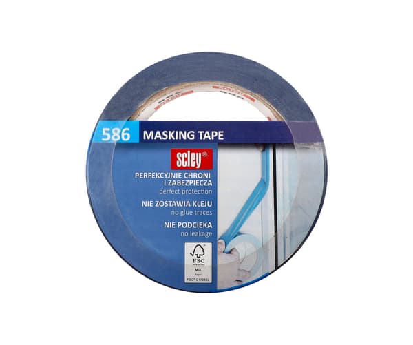 Scley blå maskeringstejp 38mm x 33m *586*