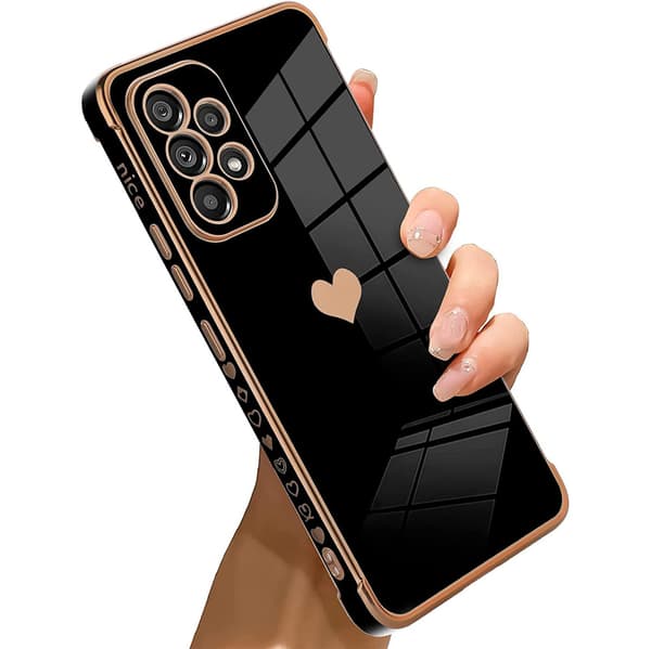 Etui til Samsung Galaxy A33 5G, Electro heart, sort