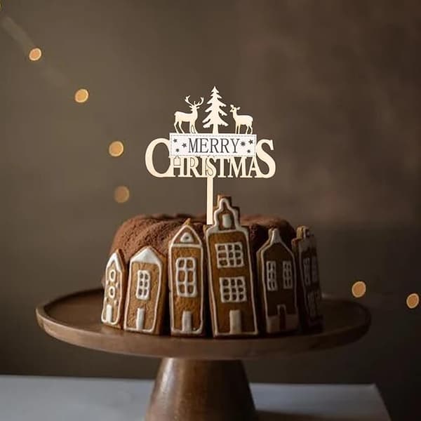 Trækagetopper i glædelig jul