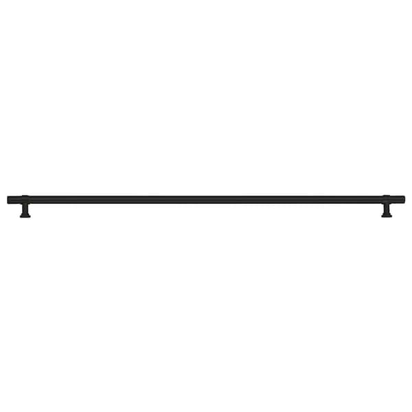 vidaXL skabsgreb 5 stk. sort 480 mm rustfrit stål