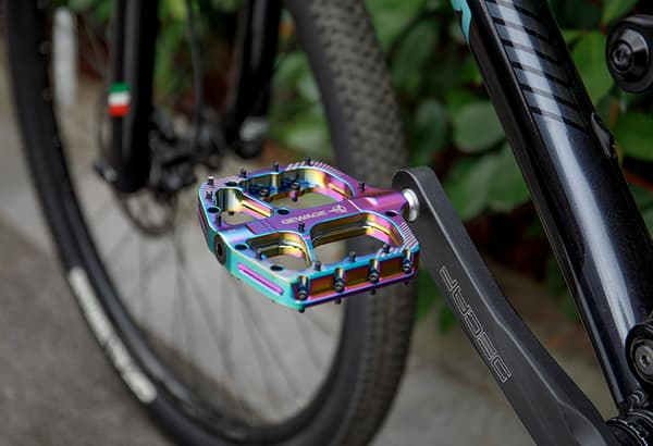 Gewage Rainbow aluminiumplattformscykelpedaler med förseglade stift