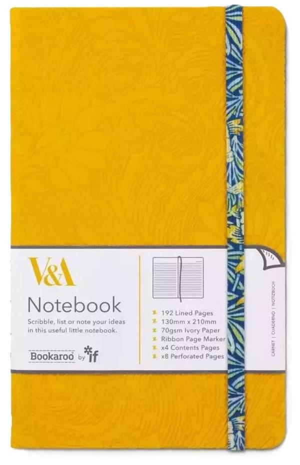 Bookaroo notesbog A5 Morris Tulip & Willow