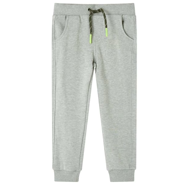 Børne joggingbukser, lys khaki, 116