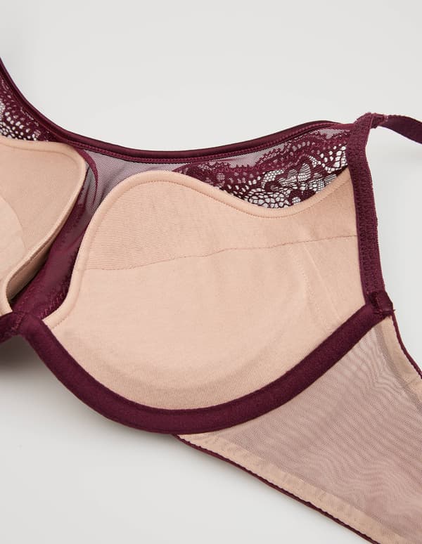 Crown Esotiq Push-Up -rintaliivit | Violetti 65G
