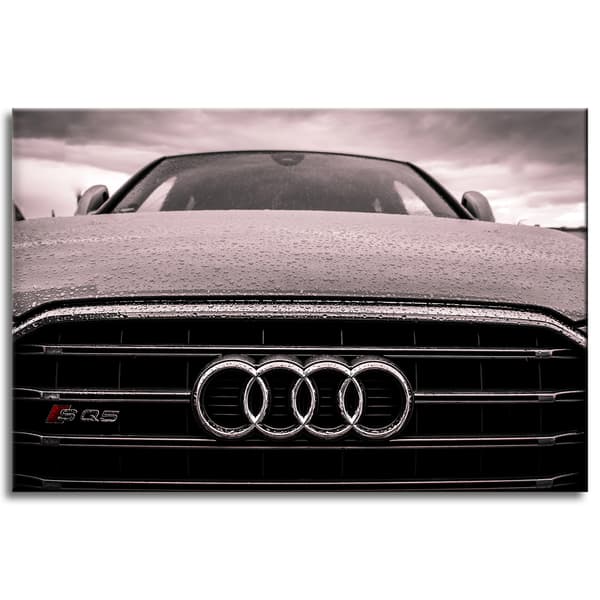 Lærredstryk Ungdom Audi Bil 60x40