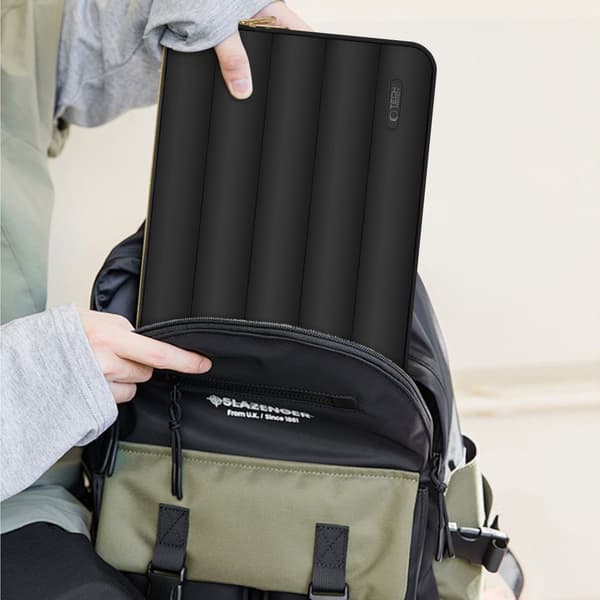 Puffy 15-16" Laptop-taske + Tilbehørsetui - Sort