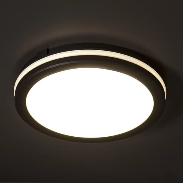 LED-panel udendørs loftlampe BENO ECO 20W farveskiftende CCT sort