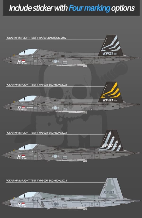 ACAD-12585 ROKAF KF-21 Boramae 1:72