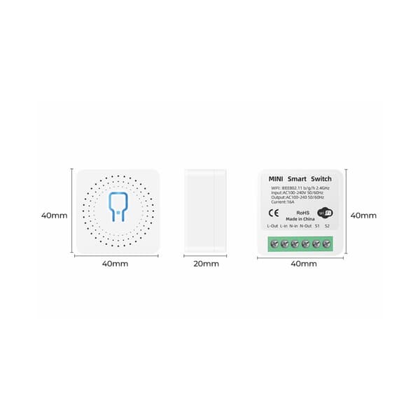 TUYA WiFi-belysningscontroller til indbygning