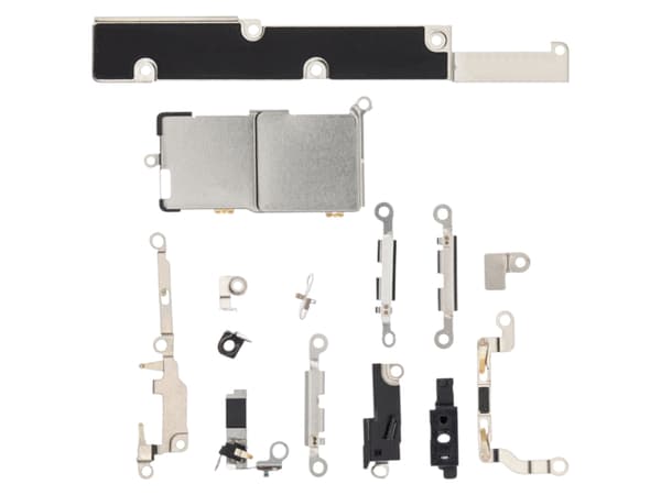 Set med metallplattor för Apple iPhone XS