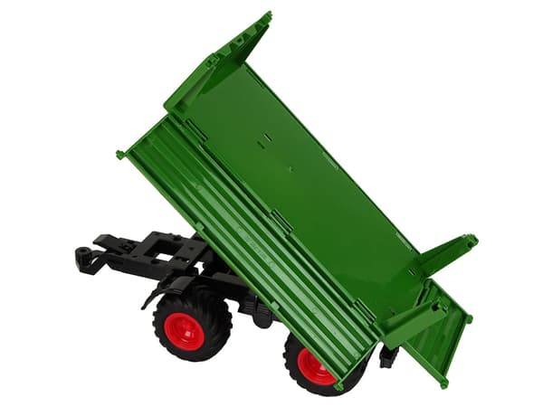 Fjernstyret traktor med trailer 1:24 rød grøn