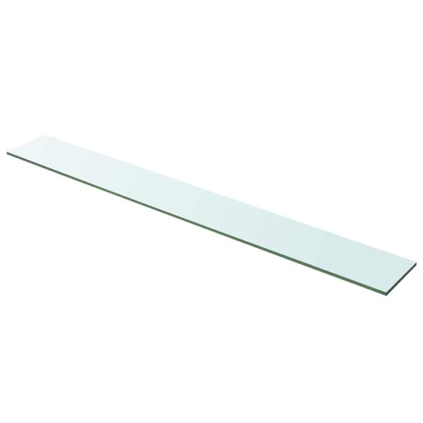 vidaXL Kirkas lasilevy 100x12 cm