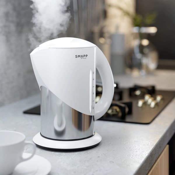 SMAPP Sladdlös Vattenkokare 1,7L Vit