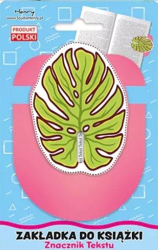 Bogmærkemarkør - Monstera blad