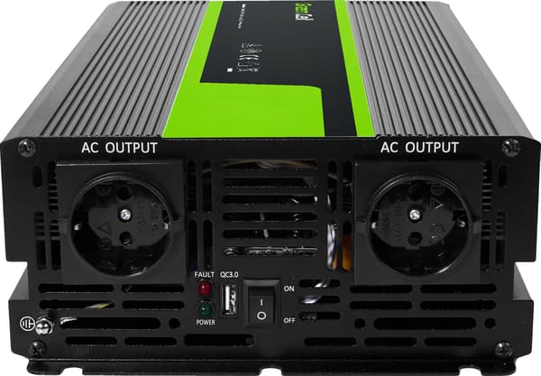 Greencell 24V/230V 2000W/4000W ren sinus inverter