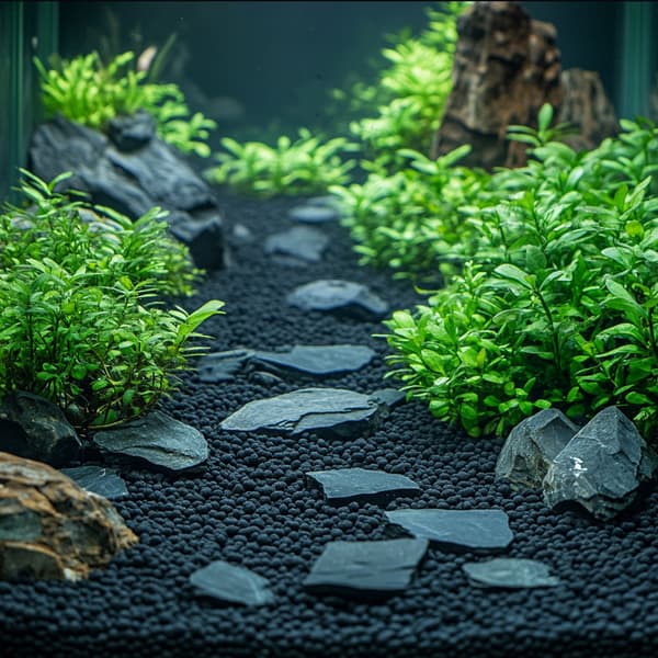 Kruger Meier Obsidian Shadow 2-5 mm - Akvariegrus 2 kg