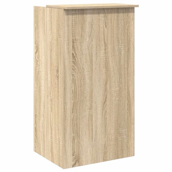 vidaXL Receptionsdisk Sonoma Ek 55x50x103,5 cm limmat trä