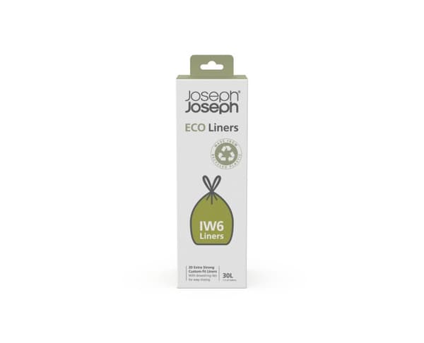 Sopsäckar 20 stycken, 30 l, grå, Eco / Joseph Joseph