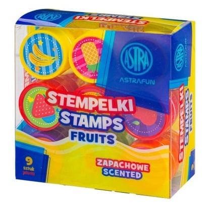 Frugtduftende stempler 9 stk. ASTRA