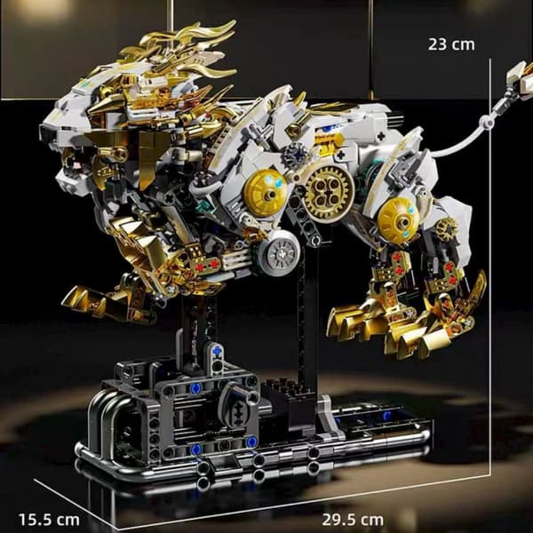 MJI 13090 - Technic LED Mekaniskt Lejon, 1073 delar - samlarmodell