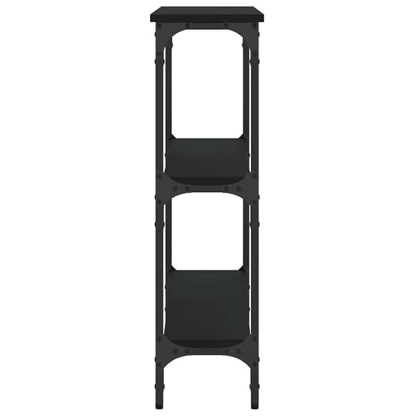vidaXL konsolbord sort 75x22,5x75 cm