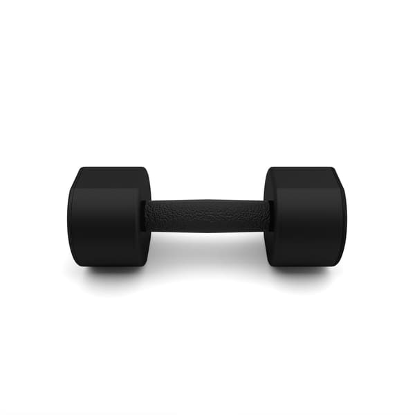 Polyuretan håndvægte 2x5kg TPU HPT05 HMS