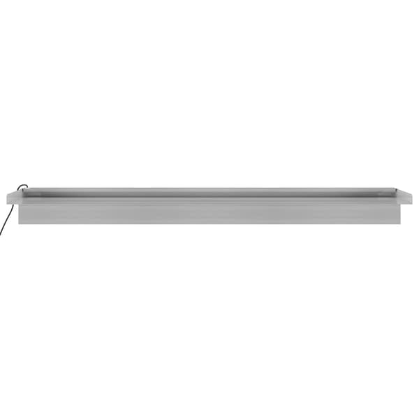 vidaXL vandfaldstud med RGB LED rustfrit stål 90 cm