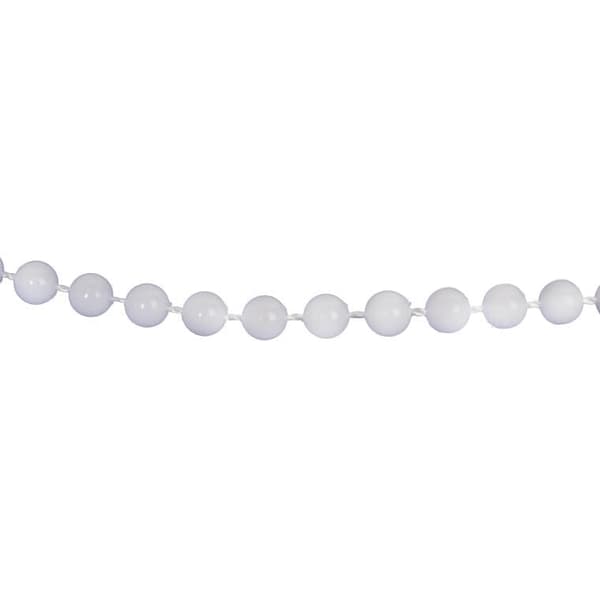 HVIDE PERLE PÅ EN RULLE 6 MM, LÆNGDE 4 M