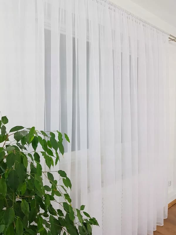 Färdig voilegardin 500x250cm