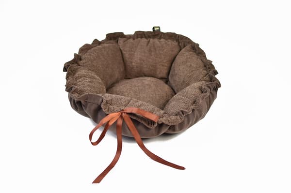 DAISY seng brun + brun struktur 80 cm