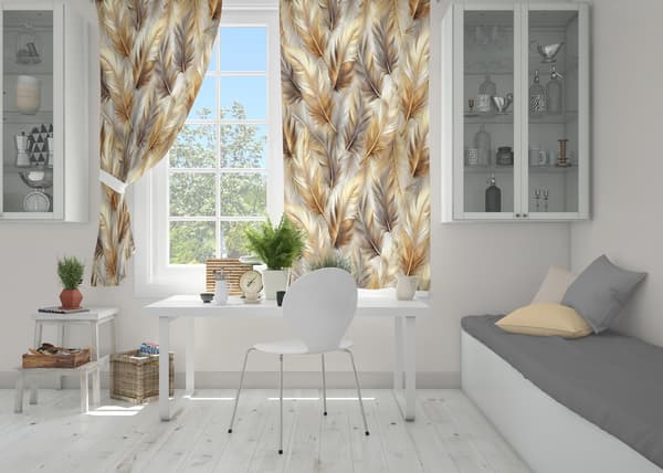 Gardin på tejptryck 463