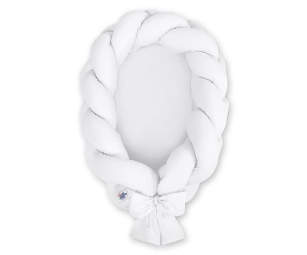 2-in-1 Punottu Vauvan Kookoni - Valkoinen