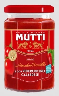 Mutti kryddig tomatsås med chili 280g