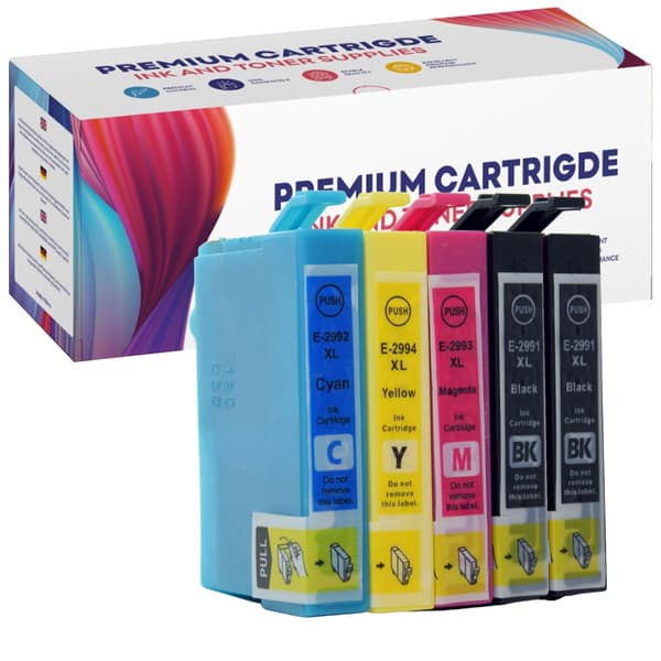 5x blækpatroner til Epson GP-E2996CMYKK