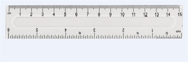 Plastiklineal GR-801-15cm FIORELLO