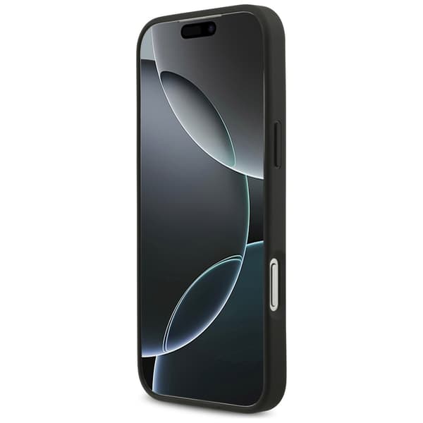 Guess 4G stort logo-cover til iPhone 17 Pro Max, sort