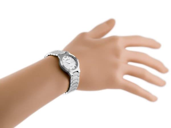 DAMKLOCKA RUBICON RNBC21 - silver (zr568a)
