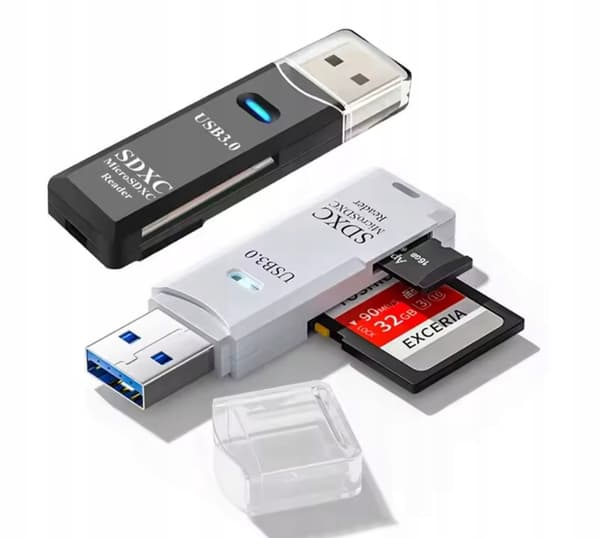 USB 3.0 kortlæser til SDXC, SDHC, MMC, RS-MMC, Micro SDXC/SD/SDHC