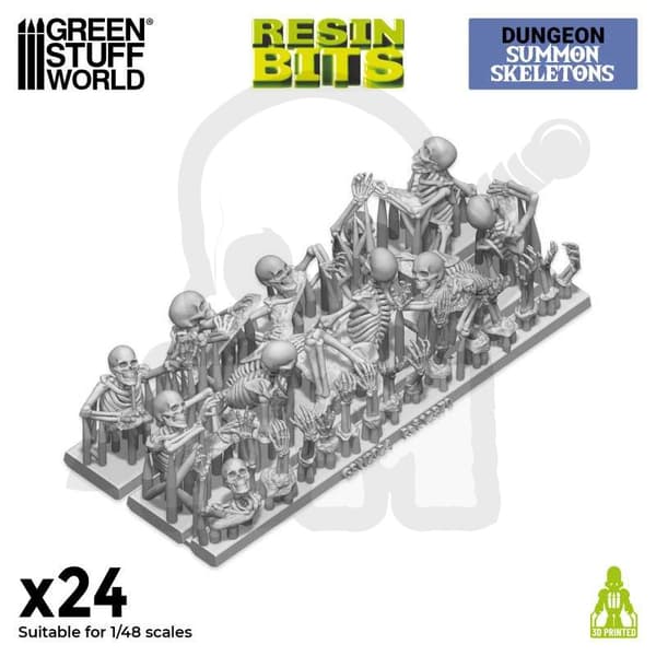 GSTU523705 3D-printet Dungeon Summon-skelet